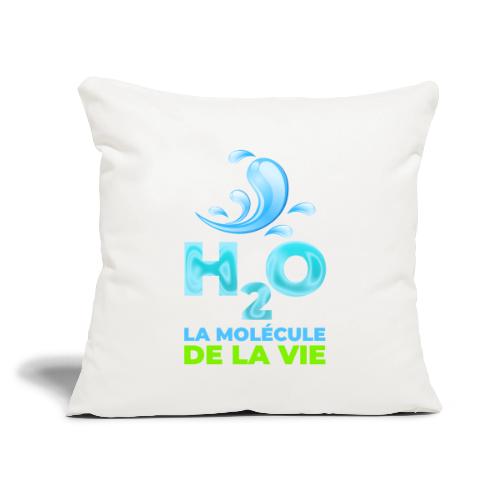 The molecule of life - Throw Pillow Cover 17.5” x 17.5”
