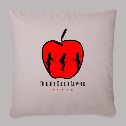 Double Dutch Lovers NYC - Throw Pillow Cover 17.5” x 17.5”