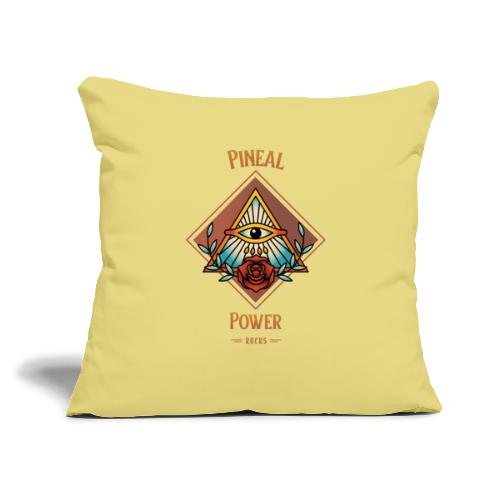 Pineal Power - Throw Pillow Cover 17.5” x 17.5”