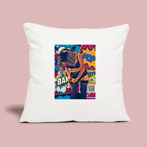 Getting ready - Throw Pillow Cover 17.5” x 17.5”