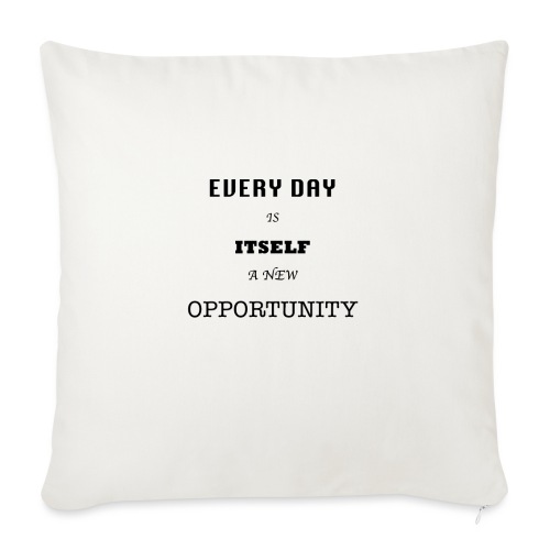 Opportunity - Throw Pillow Cover 17.5” x 17.5”