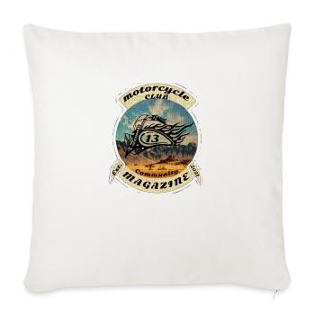 Mc COMMUNITY MAGAZINE - Throw Pillow Cover 17.5” x 17.5” - natural white - Front