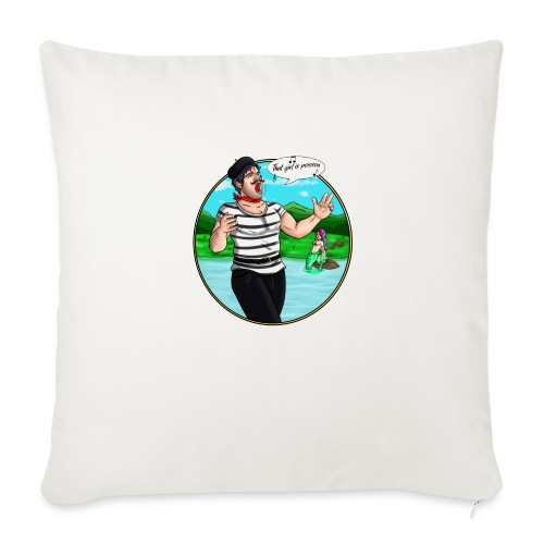 That Girl Is Poisson - Throw Pillow Cover 17.5” x 17.5”