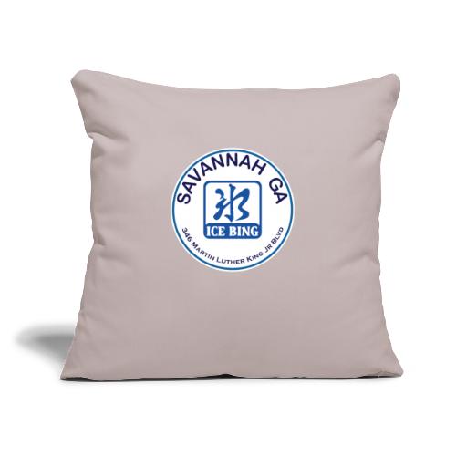 ICE BING Savannah logo1 - Throw Pillow Cover 17.5” x 17.5”
