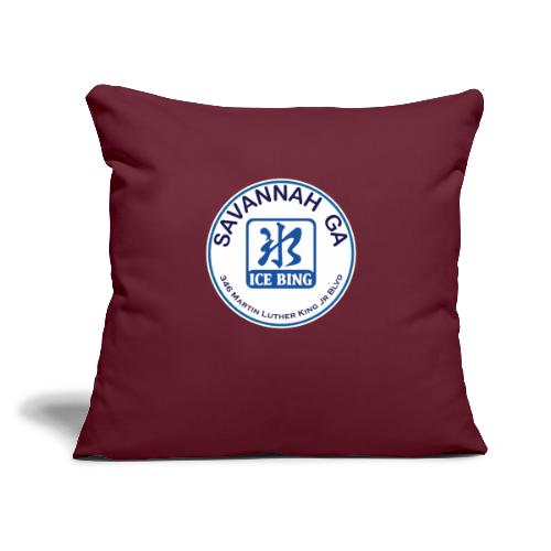 ICE BING Savannah logo1 - Throw Pillow Cover 17.5” x 17.5”