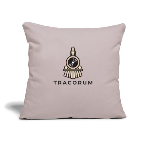 Cartoon Cosmic Train with LP Light - Throw Pillow Cover 17.5” x 17.5”