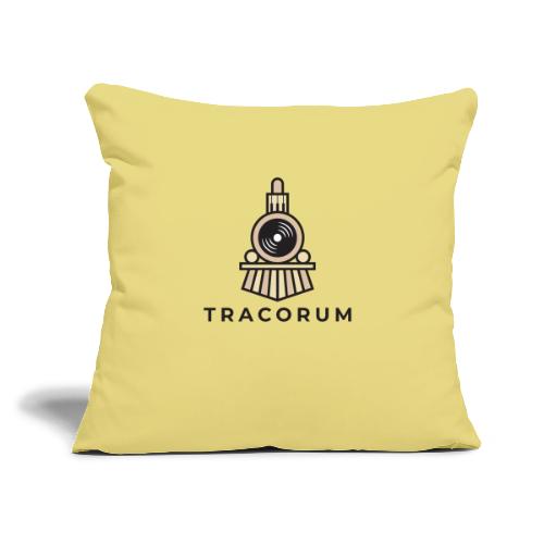 Cartoon Cosmic Train with LP Light - Throw Pillow Cover 17.5” x 17.5”