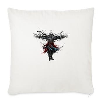 Assassins creed Artwork - Throw Pillow Cover 17.5” x 17.5” - natural white - Front