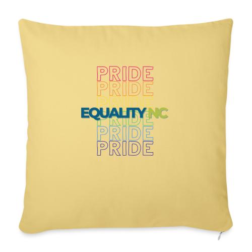 Pride in Equality June 2022 Shirt Design 1 2 - Throw Pillow Cover 17.5” x 17.5”
