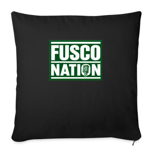 Fusco Nation (Official Seal) - Throw Pillow Cover 17.5” x 17.5”