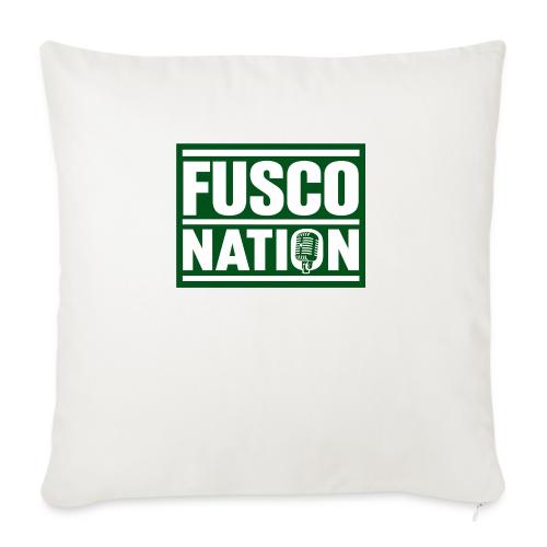 Fusco Nation (Official Seal) - Throw Pillow Cover 17.5” x 17.5”
