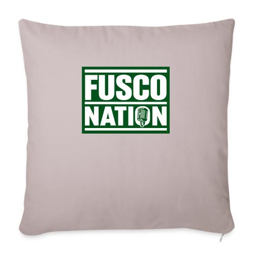 Fusco Nation (Official Seal) - Throw Pillow Cover 17.5” x 17.5”