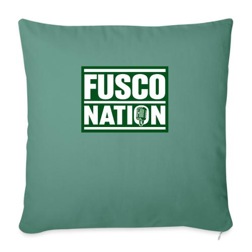 Fusco Nation (Official Seal) - Throw Pillow Cover 17.5” x 17.5”