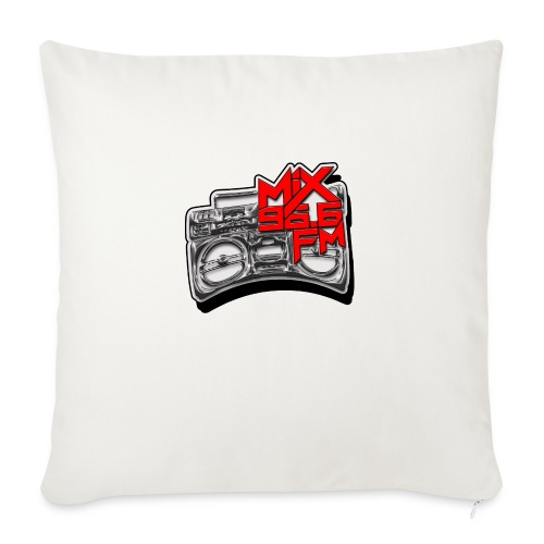MIX 96.6 FM - Throw Pillow Cover 17.5” x 17.5”