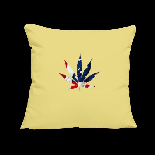 CannAmerica Men's T-Shirt - Throw Pillow Cover 17.5” x 17.5”