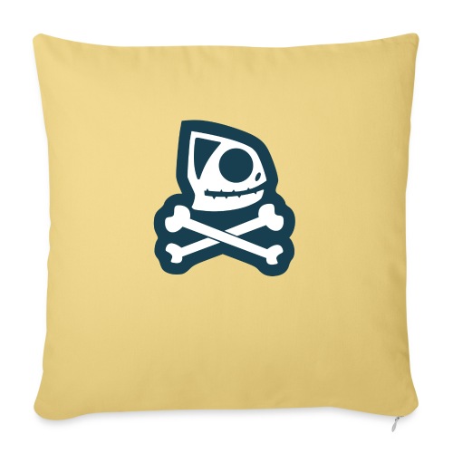 geeko-pirate - Throw Pillow Cover 17.5” x 17.5”