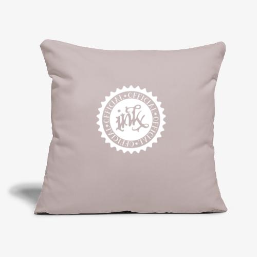 official white - Throw Pillow Cover 17.5” x 17.5”