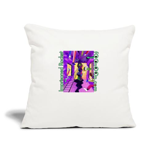 Imprisoned Rocket - Throw Pillow Cover 17.5” x 17.5”