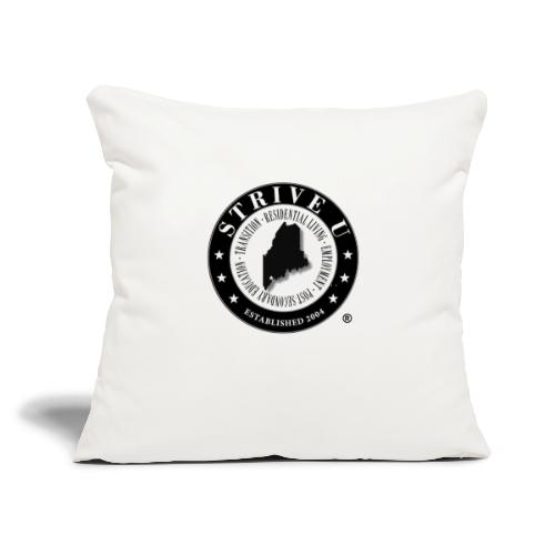 STRIVE U Emblem - Throw Pillow Cover 17.5” x 17.5”