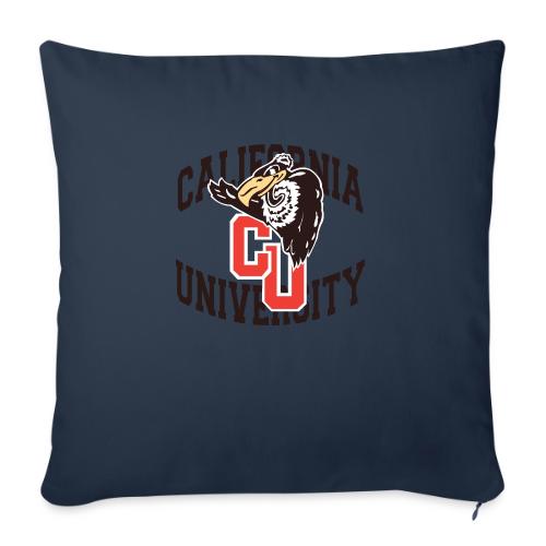 California University Merch - Throw Pillow Cover 17.5” x 17.5”