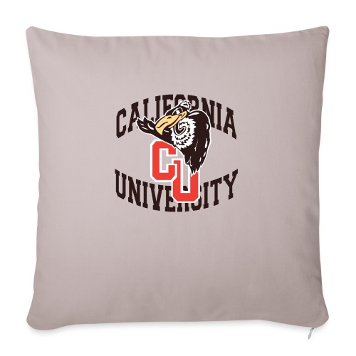 California University Merch - Throw Pillow Cover 17.5” x 17.5”
