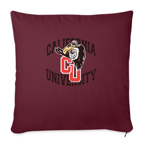 California University Merch - Throw Pillow Cover 17.5” x 17.5”