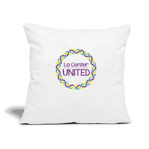 La Center United Logo - Throw Pillow Cover 17.5” x 17.5”
