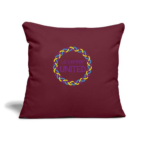 La Center United Logo - Throw Pillow Cover 17.5” x 17.5”