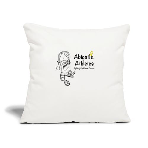 2022 Abigail's Athletes - Throw Pillow Cover 17.5” x 17.5”