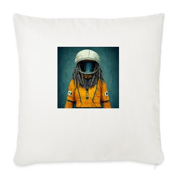 Astronaute Rasta - Housse de coussin décorative - blanc nature - Devant