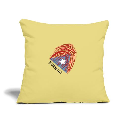 Puerto Rico DNA - Throw Pillow Cover 17.5” x 17.5”