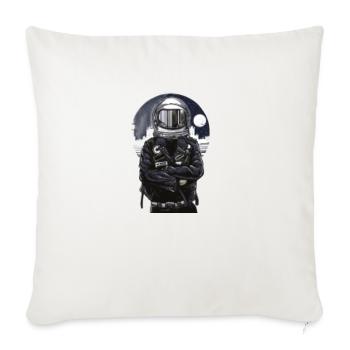 To The Stars And Back: A History Of Space Men - Throw Pillow Cover 17.5” x 17.5” - natural white - Front