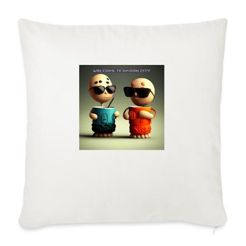 Welcome to Smoon City - Throw Pillow Cover 17.5” x 17.5”