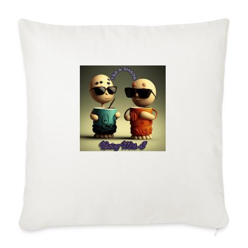 Smoon City_Tea and Shade - Throw Pillow Cover 17.5” x 17.5”