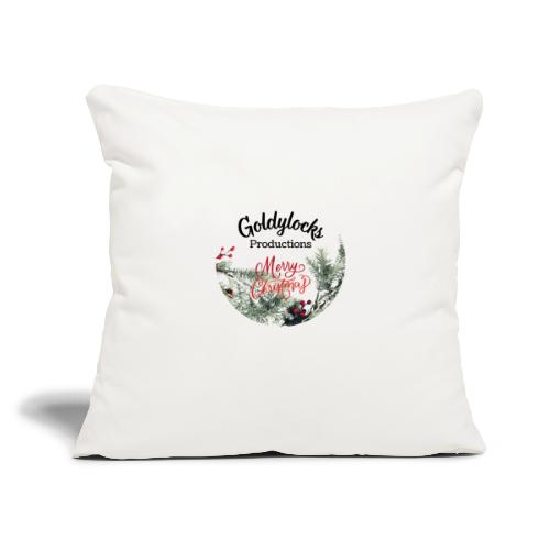 Merry Christmas - Throw Pillow Cover 17.5” x 17.5”