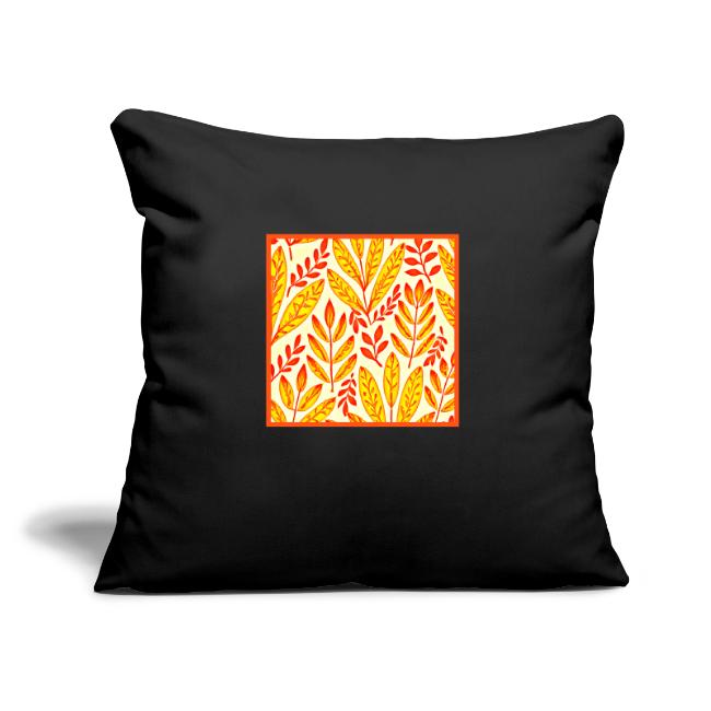Colorful Vibrant Foliage Mosaic Leaves Pattern