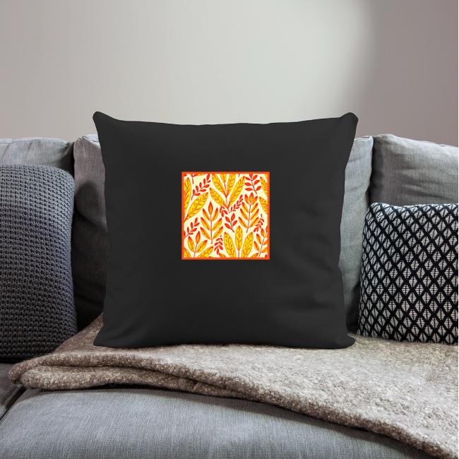 Colorful Vibrant Foliage Mosaic Leaves Pattern