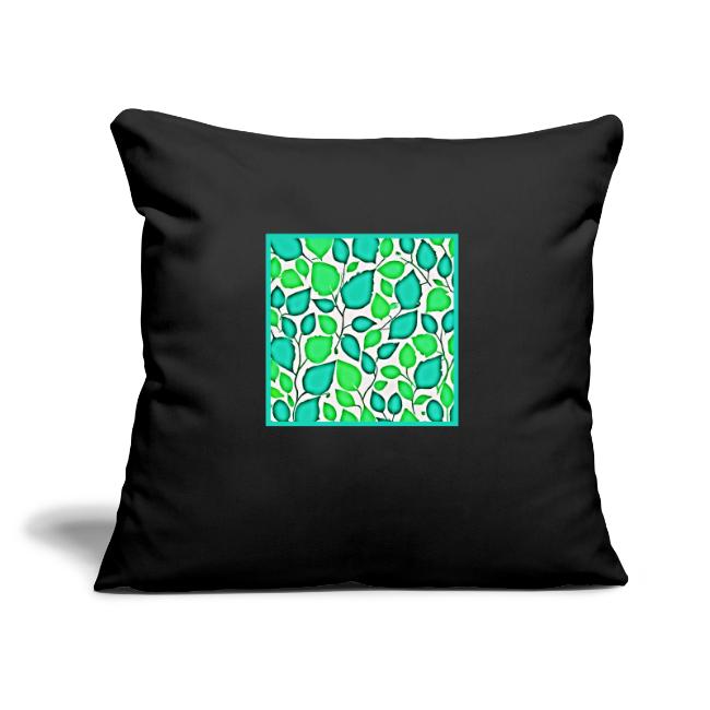 Vivid Elegance Leaves Mosaic Pattern