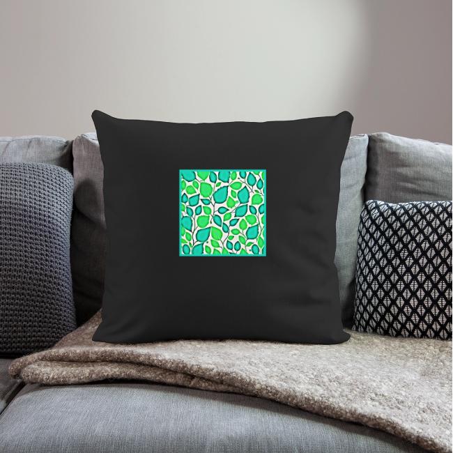 Vivid Elegance Leaves Mosaic Pattern