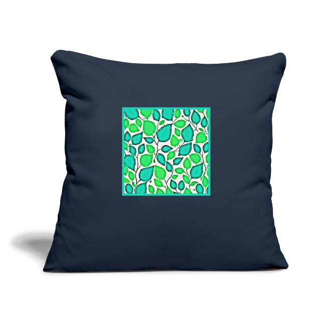 Vivid Elegance Leaves Mosaic Pattern