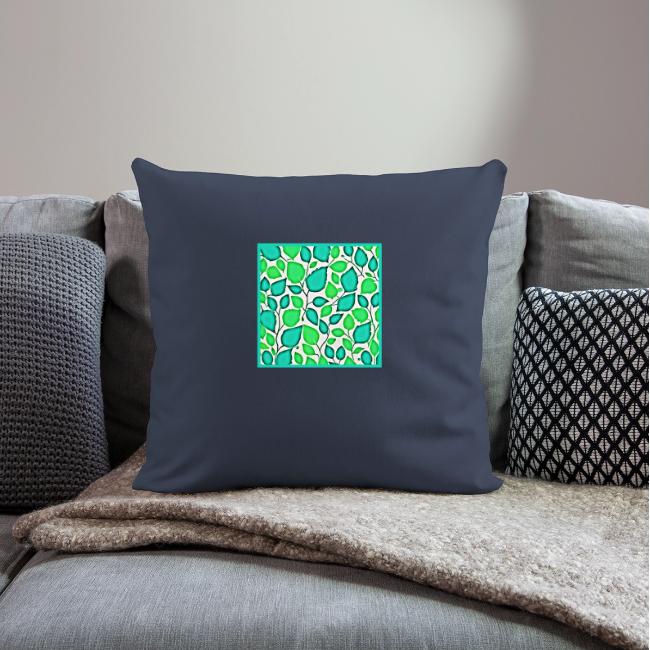 Vivid Elegance Leaves Mosaic Pattern