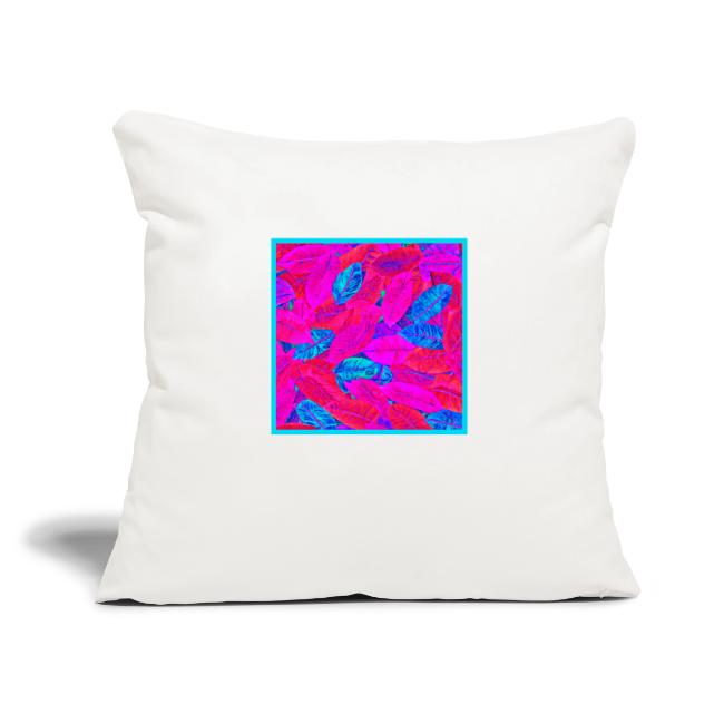Vibrant Neon Leaves Artful Elegance