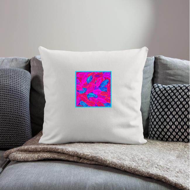 Vibrant Neon Leaves Artful Elegance