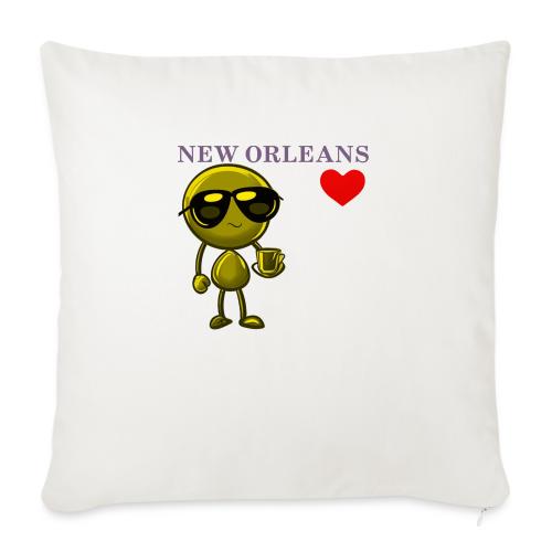 Smoon City_New Orleans - Throw Pillow Cover 17.5” x 17.5”