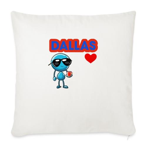 Smoon City_Dallas - Throw Pillow Cover 17.5” x 17.5”