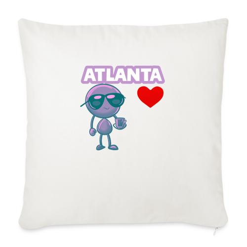 Smoon City_Atlanta - Throw Pillow Cover 17.5” x 17.5”