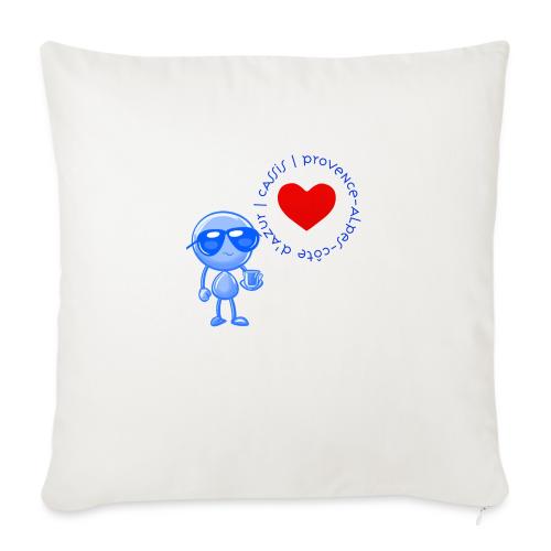 Smoon City_Cassis Provence Alpes Côte d Azur - Throw Pillow Cover 17.5” x 17.5”