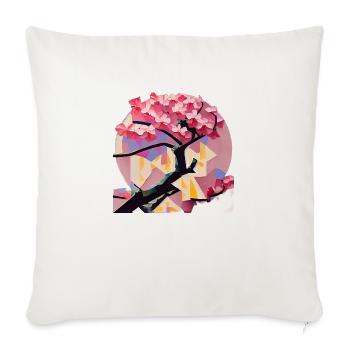 Good morning - Throw Pillow Cover 17.5” x 17.5” - natural white - Front