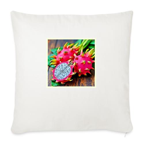 Vibrant Dragon Fruit Beauty Design - Throw Pillow Cover 17.5” x 17.5”