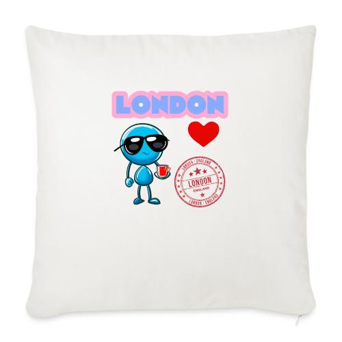 Smoon City_London - Throw Pillow Cover 17.5” x 17.5”